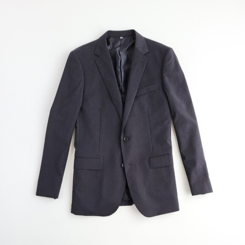 NEW Bonobos Blazer Wool Standard Fit Sport Jacket Charcoal Gray Dark Men 40L - Picture 2 of 13